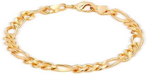 Amazon.com: Barzel 18K Gold Plated Flat Mariner/Marina Link Chain